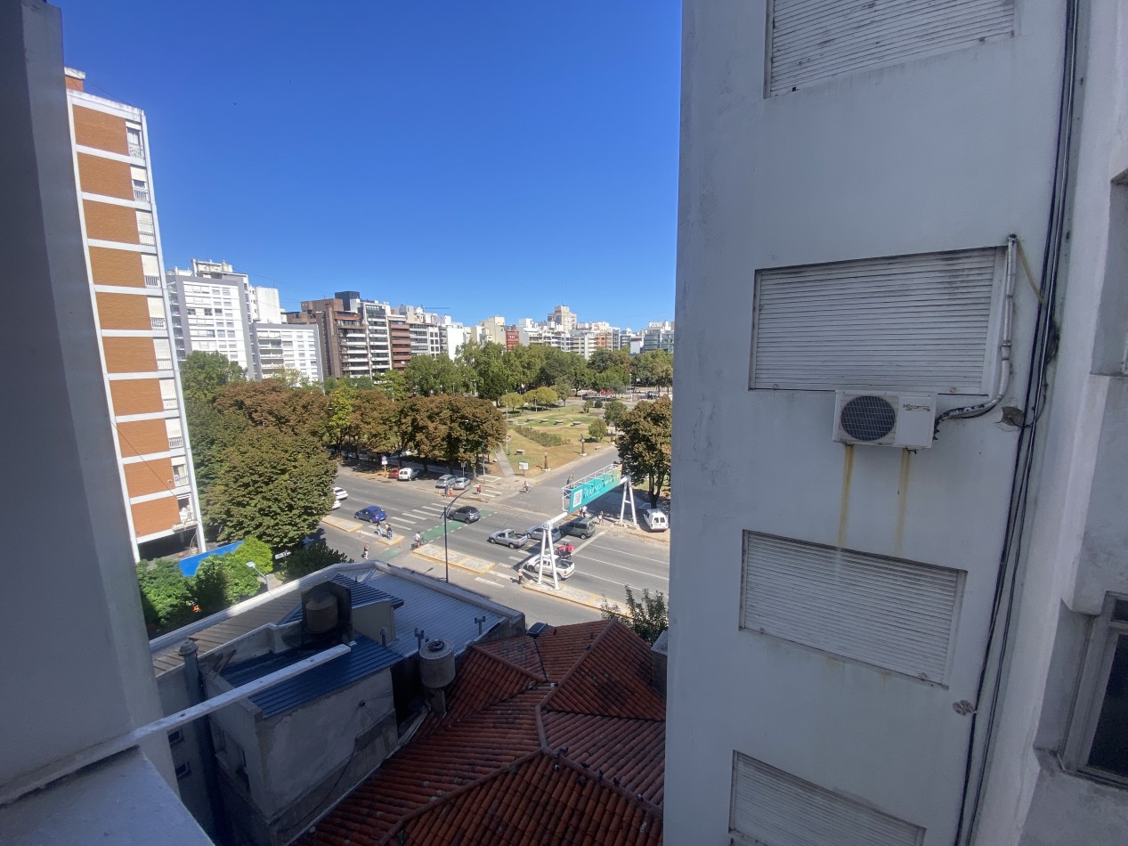 Monoambiente vista panoramica lateral a plaza mitre 