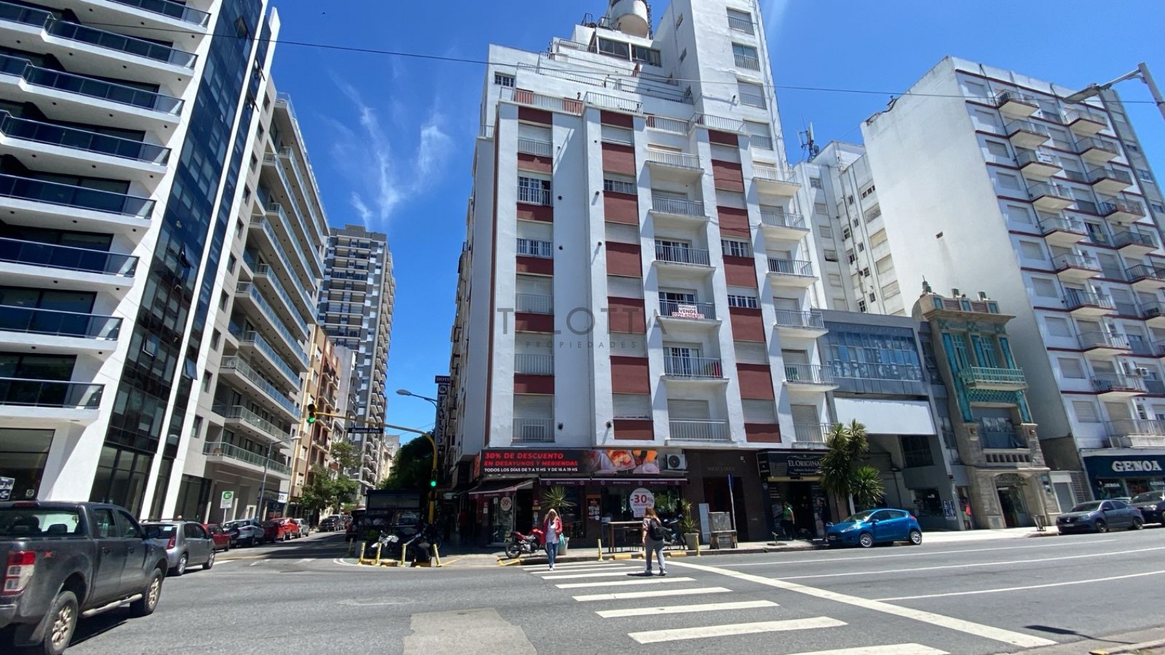 Departamento 3 ambientes con balcon reciclado Plaza Colon 