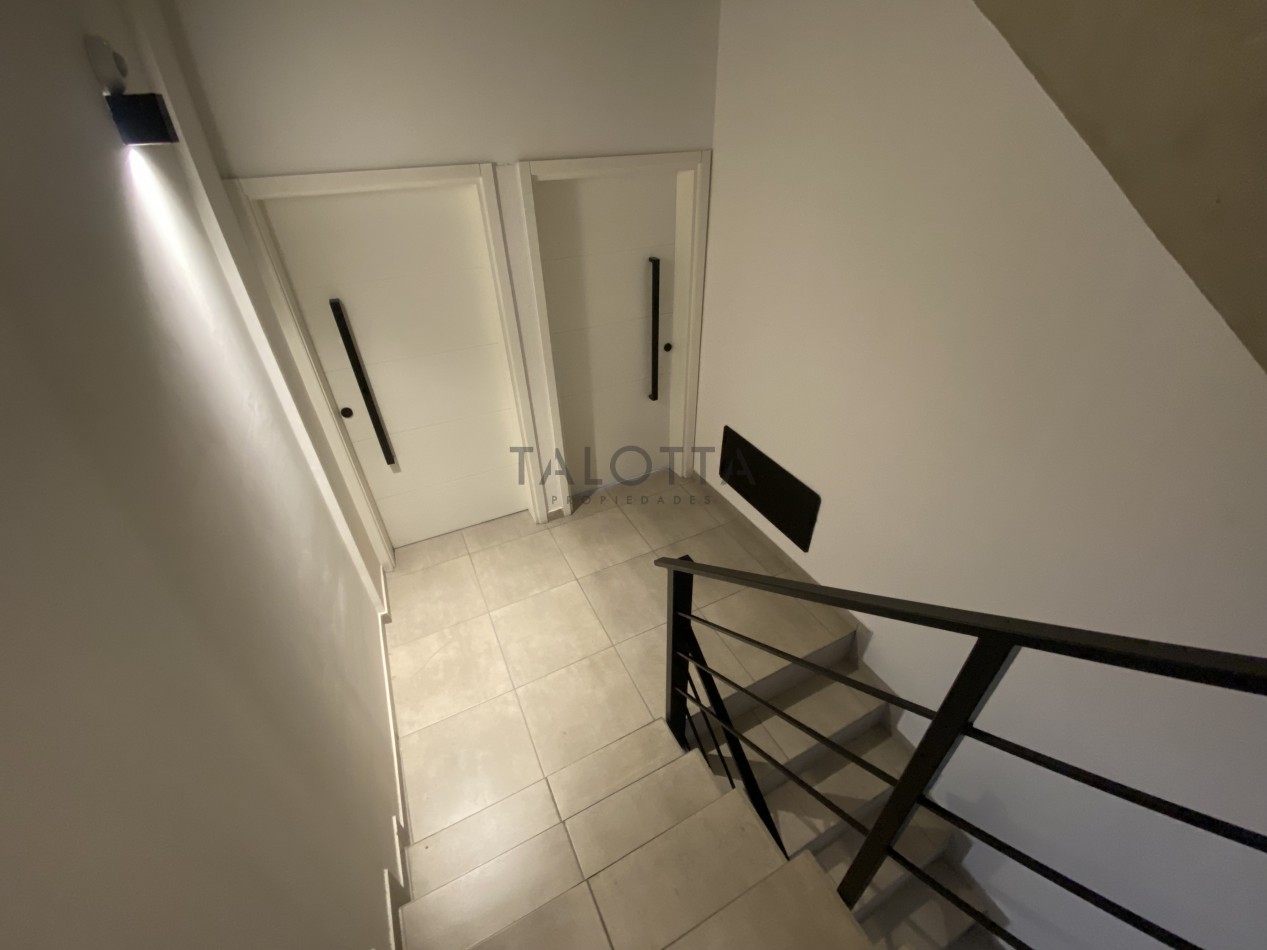 Departamento 2 ambientes a estrenar con balcon al frente 