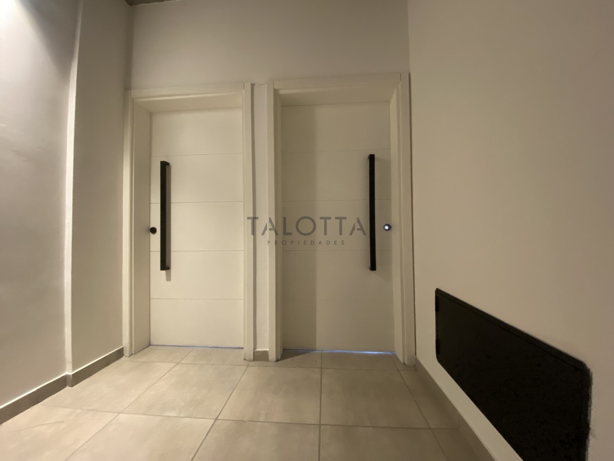 Departamento 2 ambientes a estrenar con balcon al frente 