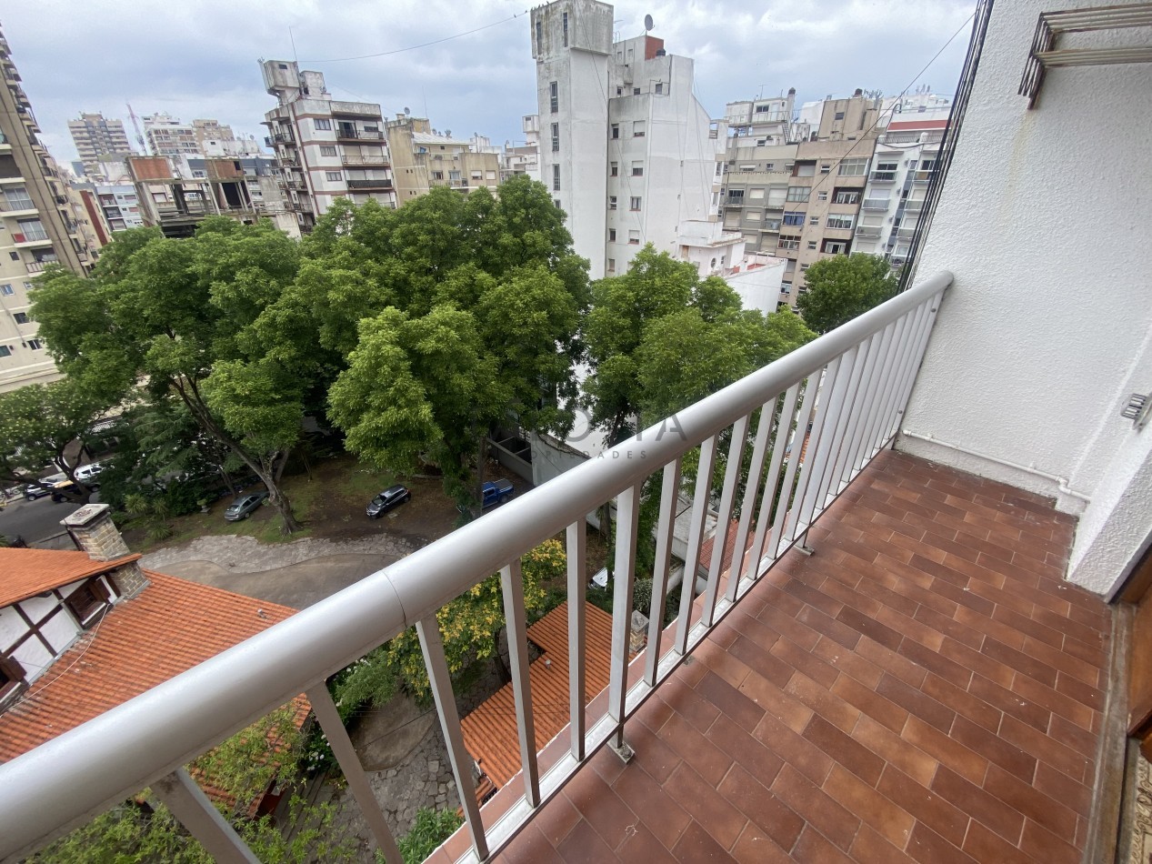 Departamento 1 Ambiente con balcon contrafrente abierto 