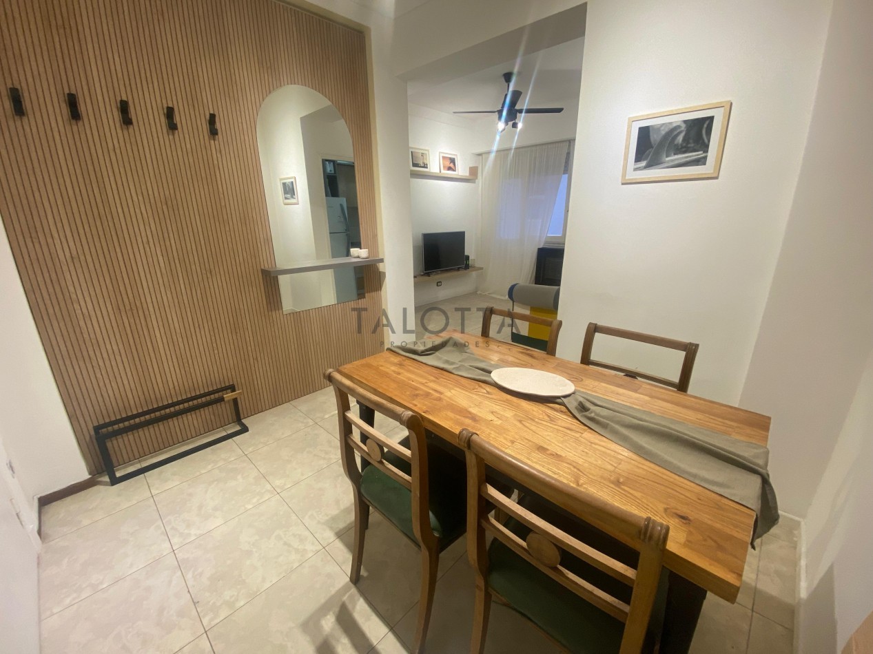 Departamento 2 ambientes amoblado 