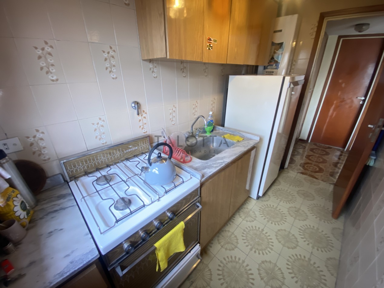 Departamento 1 Ambiente con balcon contrafrente abierto 