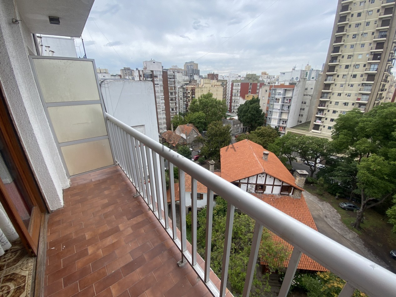 Departamento 1 Ambiente con balcon contrafrente abierto 