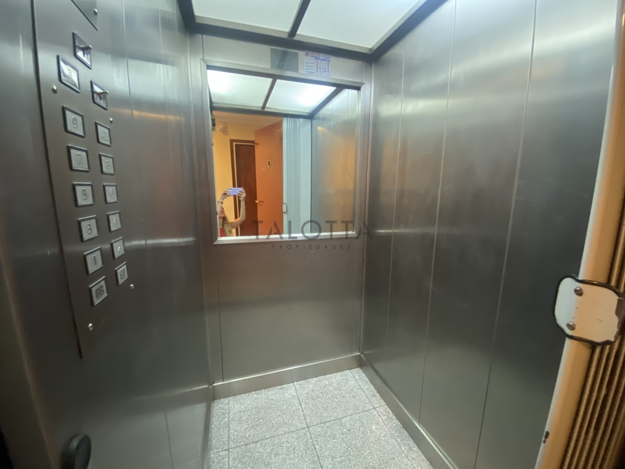 Departamento 1 Ambiente con balcon contrafrente abierto 