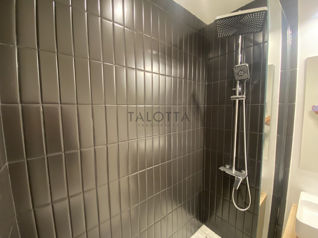 Departamento 2 ambientes a estrenar con balcon al frente 