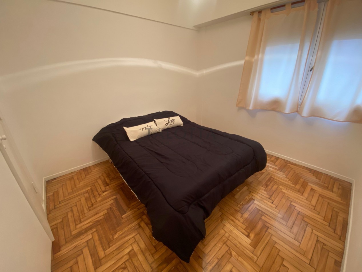 Departamento 2 ambientes al frente con balcon 