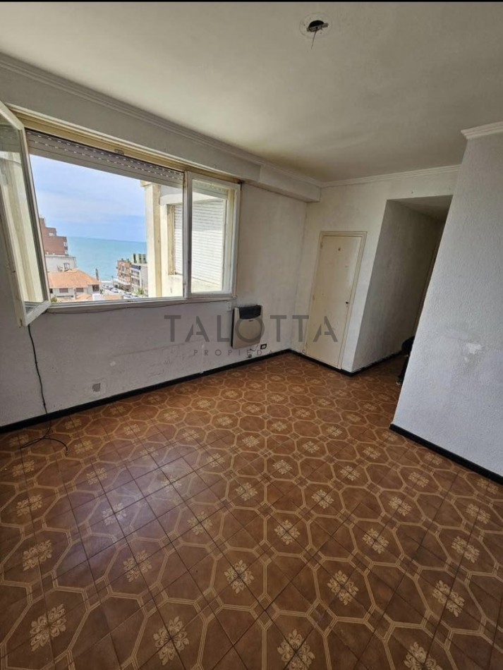 Departamento 2 ambientes con dependencia vista al mar 