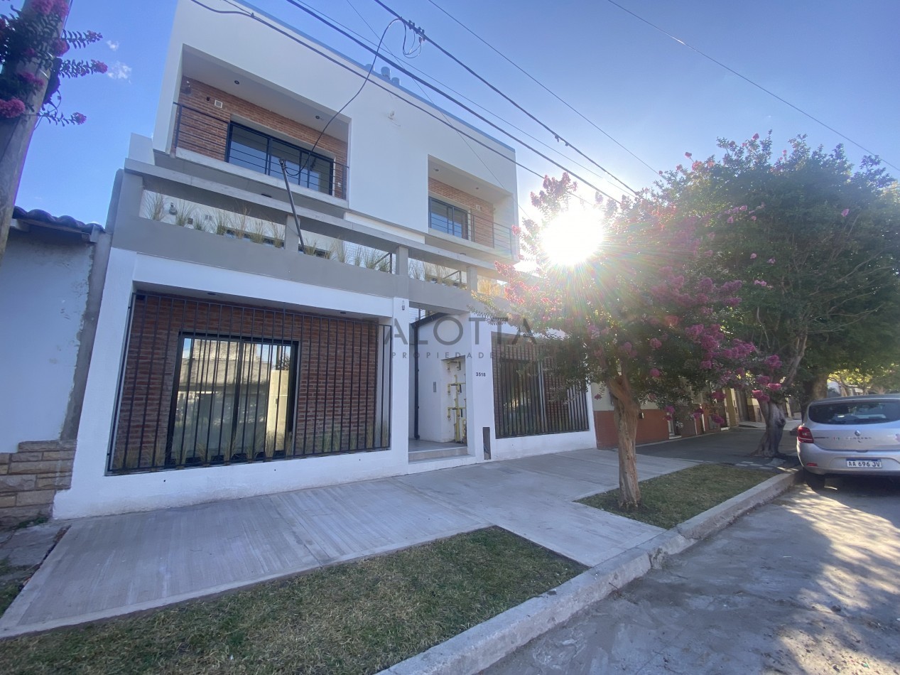 Departamento 2 ambientes a estrenar con balcon al frente 