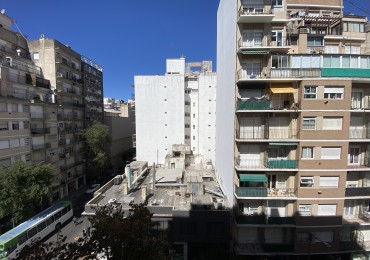 Departamento 1 Ambiente al frente con balcon 